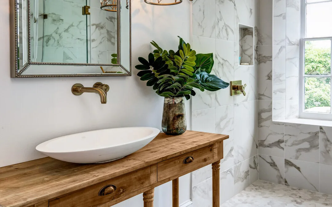 More Than Just a Place to Get Ready  At The Peninsula, Cape May, the bathroom isn’t just a place to freshen up — it’s a serene retreat designed for ultimate relaxation.