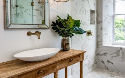 More Than Just a Place to Get Ready At The Peninsula, Cape May, the bathroom isn’t just a place to freshen up — it’s a serene retreat designed for ultimate relaxation.